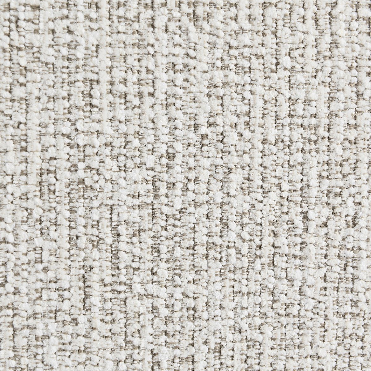 Canapé en tissu chenille AZALEE crème, HABITAT
