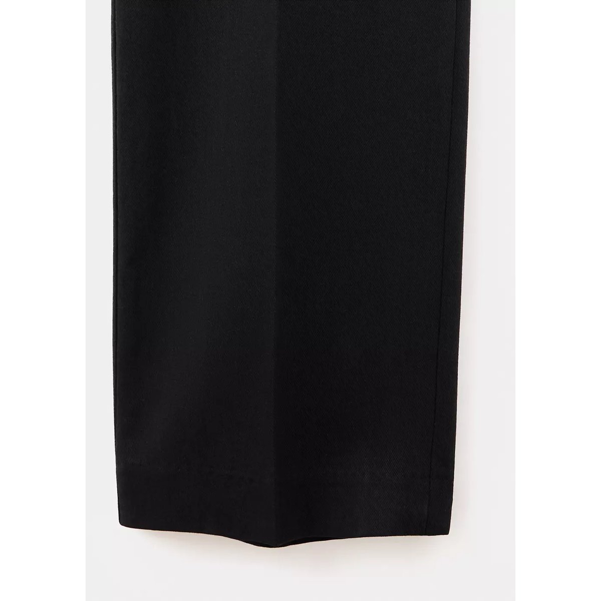 Pantalon regular fit en mélange de lyocell et coton noir, MANGO MAN
