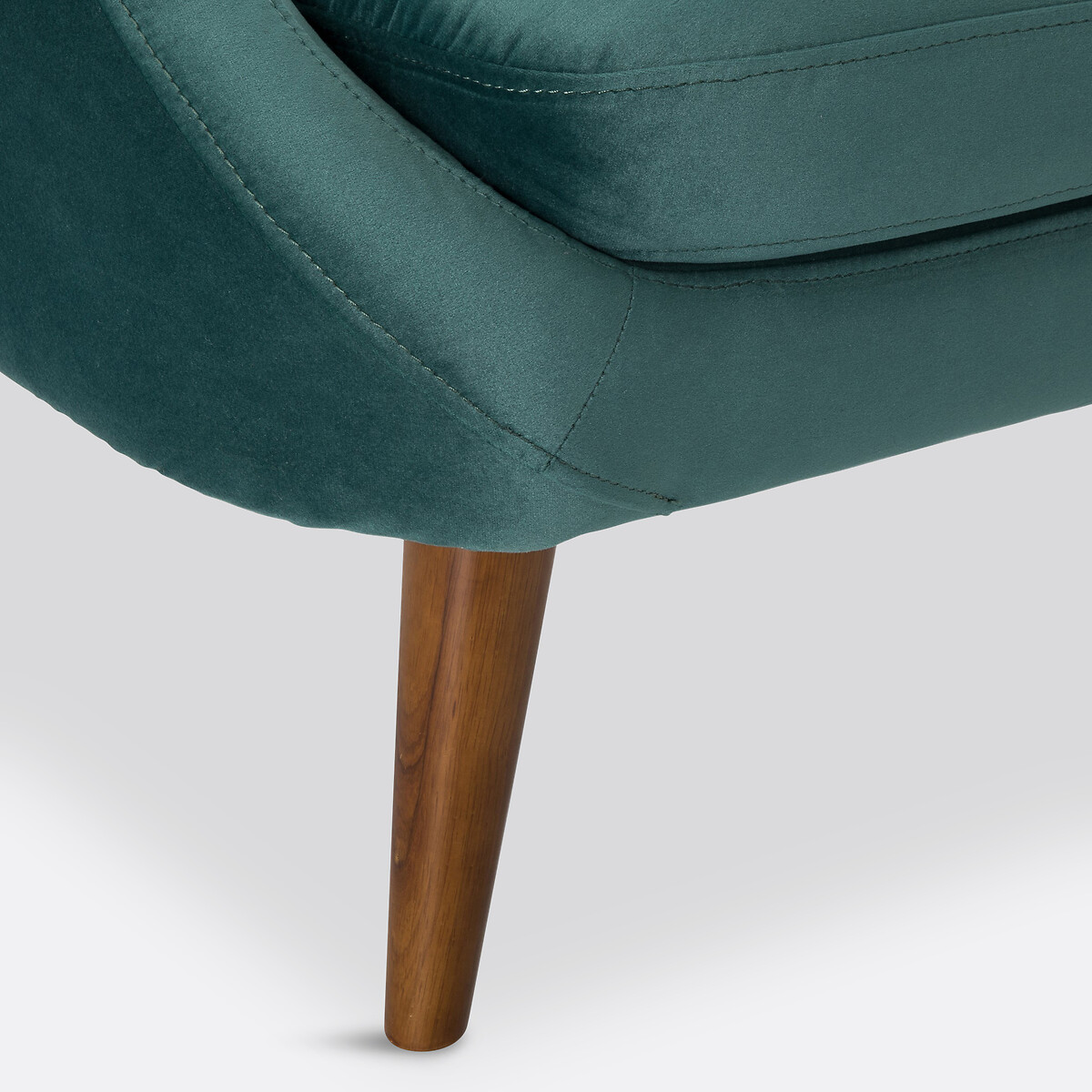 Sessel Séméon, Samt jadegrün, LA REDOUTE INTERIEURS