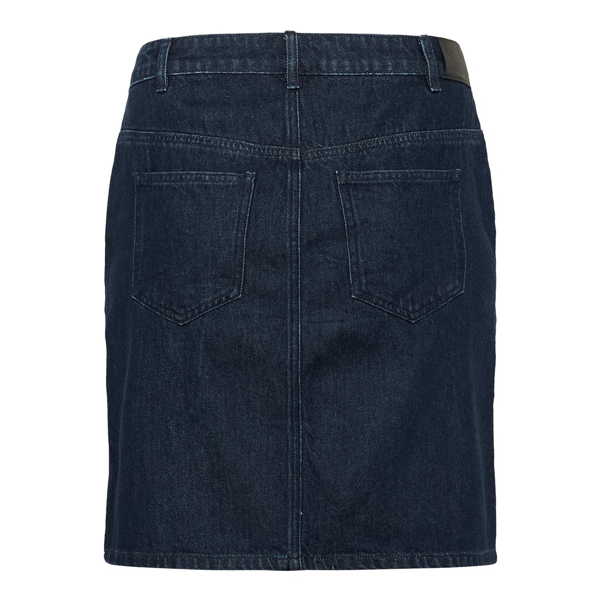 Jupe en jean bleu dark blue denim, KAFFE CURVE