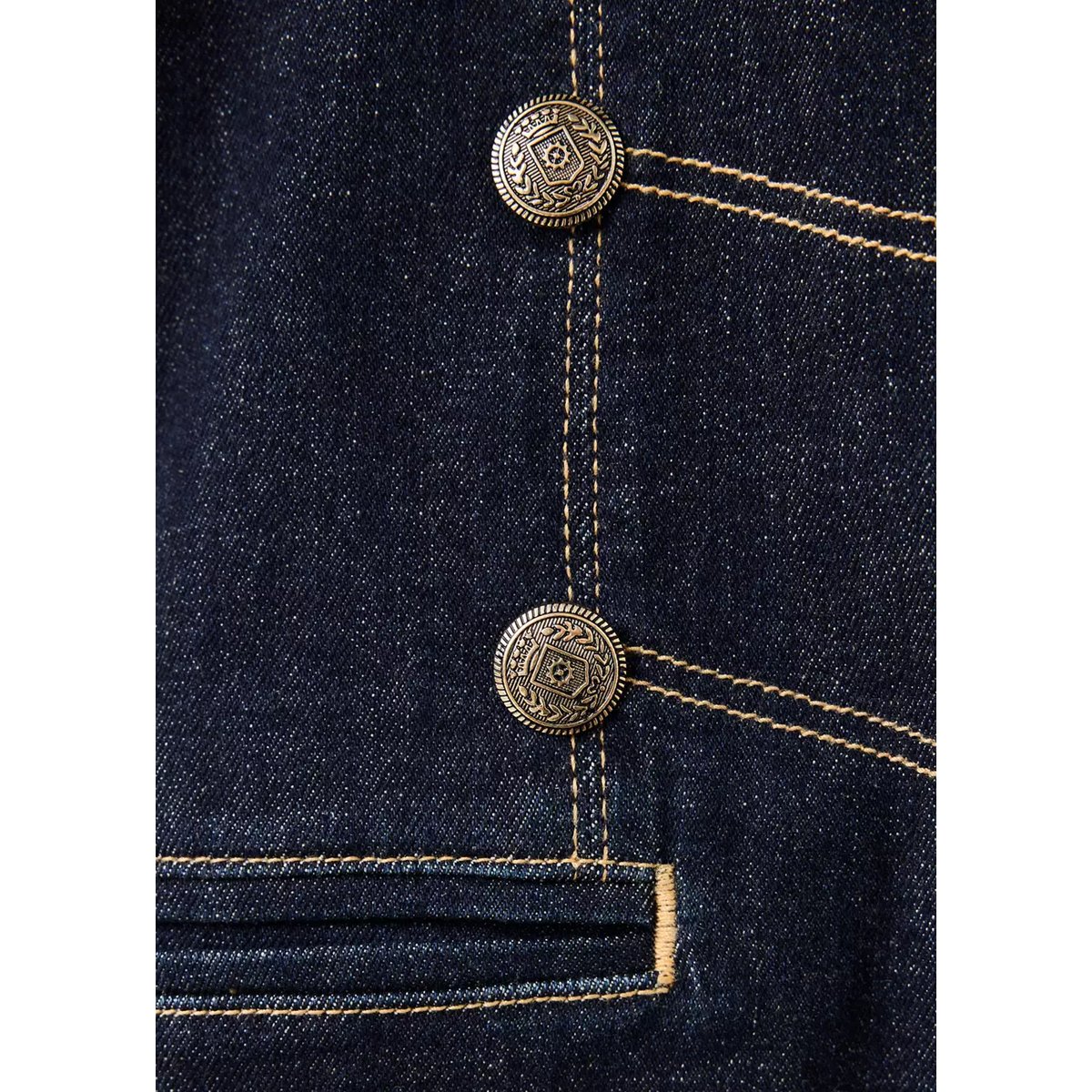 Blouson candela bleu, MANGO