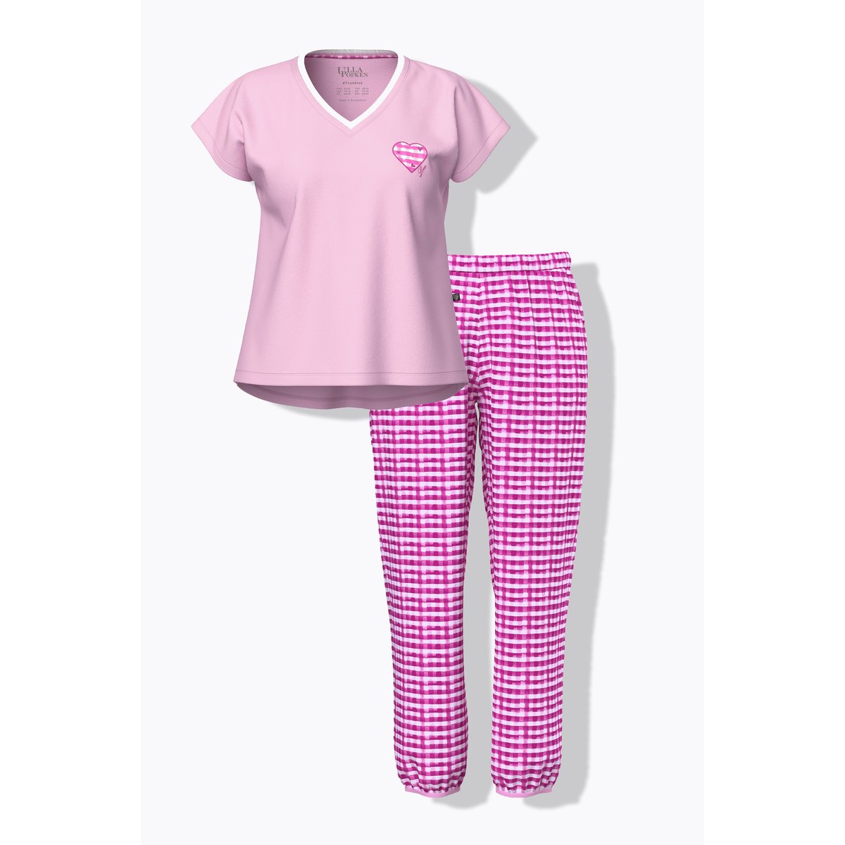 Pyjama à carreaux rose, ULLA POPKEN