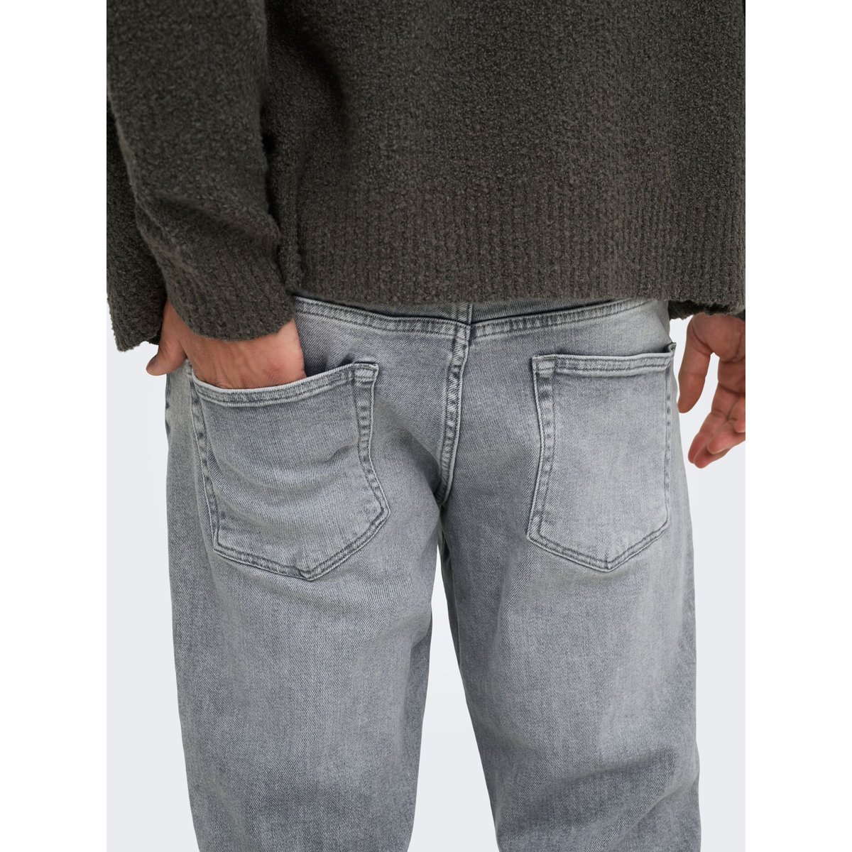 Coupe Regular medium grey denim, ONLY & SONS