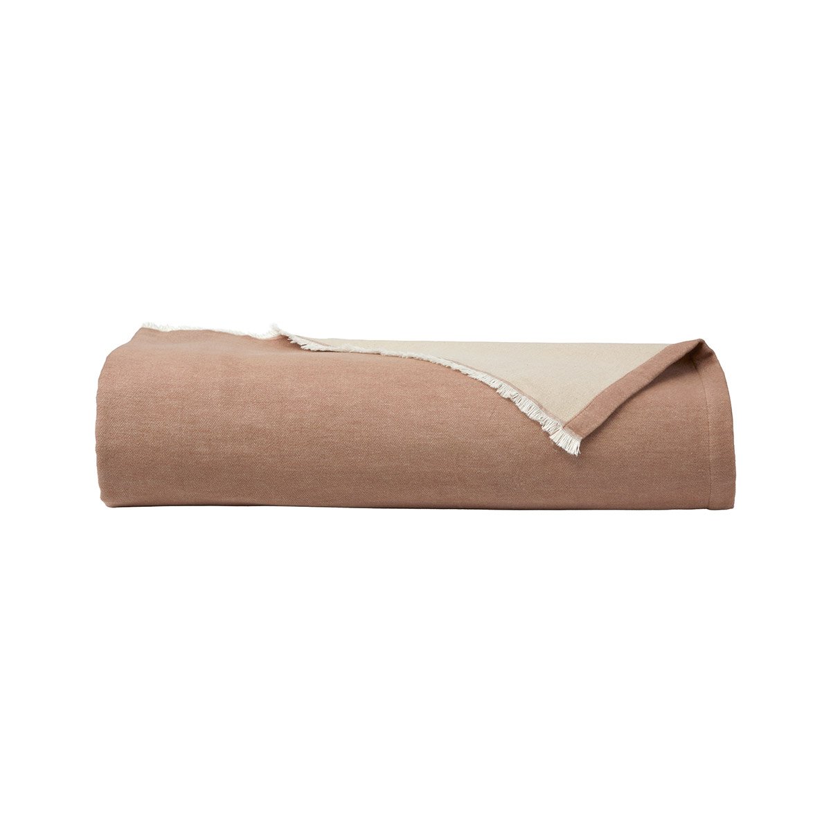Couvre lit en coton marron, COTTAGE multicolore, BOSS HOME