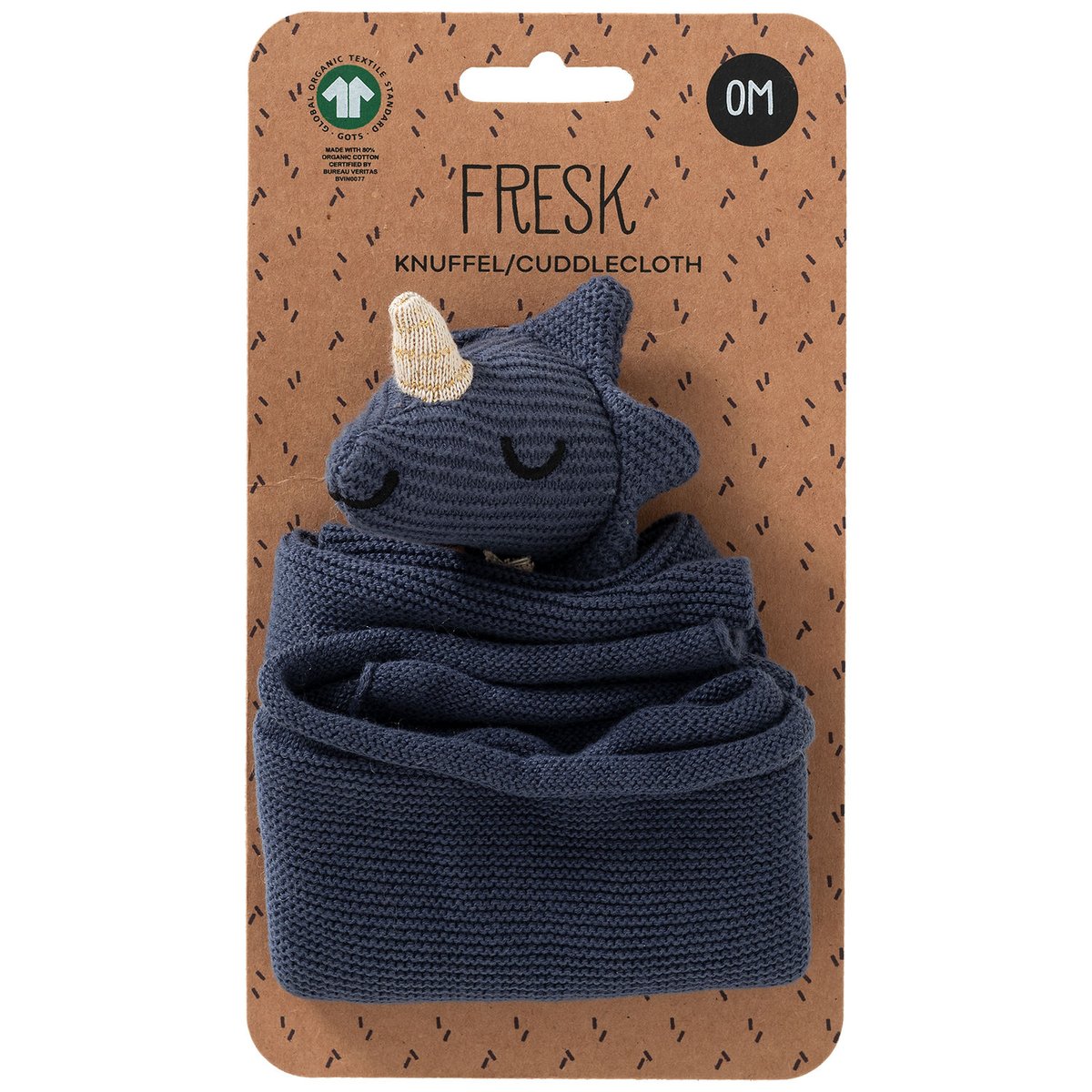 Doudou plat bleu, FRESK