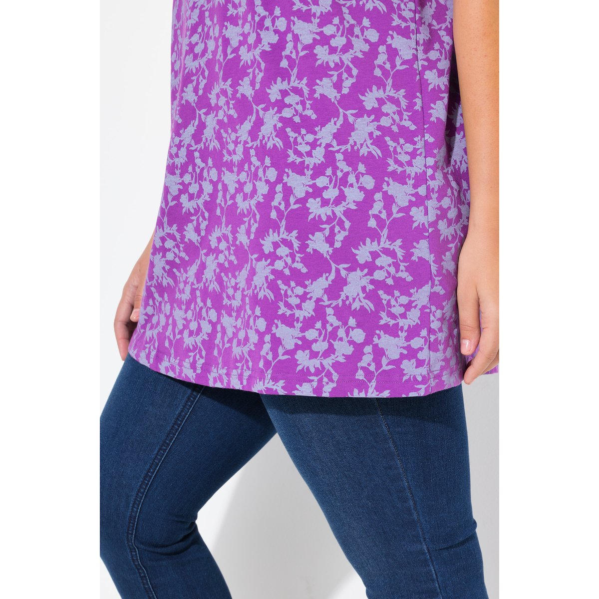 T-shirt manches courtes violet, ULLA POPKEN