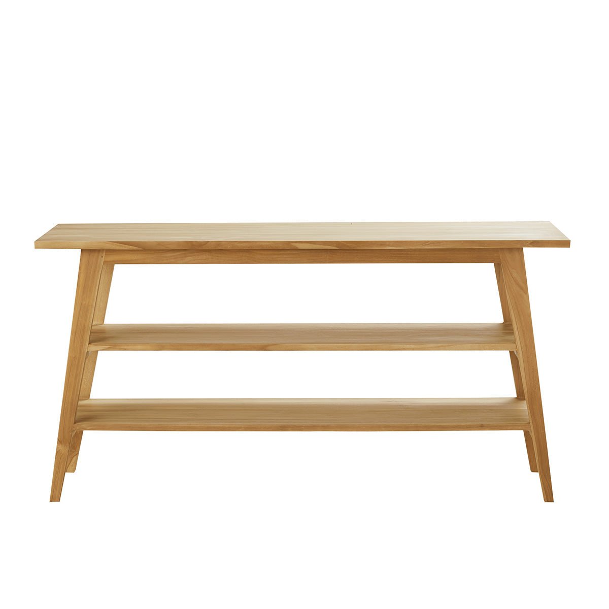 Meuble sous vasque en teck massif 160 cm SARA naturel, BERAH GETAH