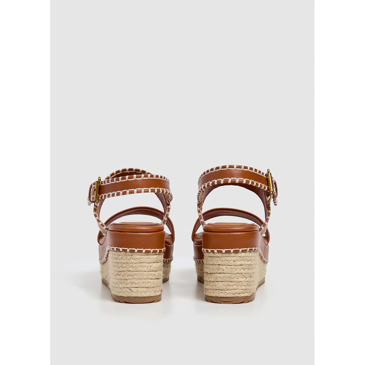 Sandalias de cuña BILLIES LOG coñac, PEPE JEANS