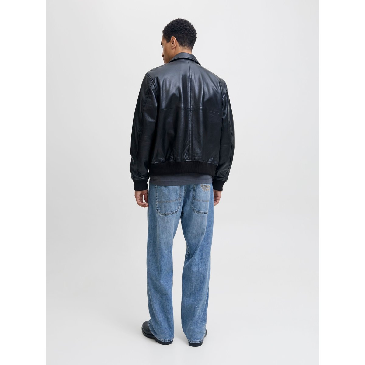 Jean Baggy Fit JJIALEX JJNORREBRO SQ 400 LN Jean baggy fit blue denim, JACK & JONES