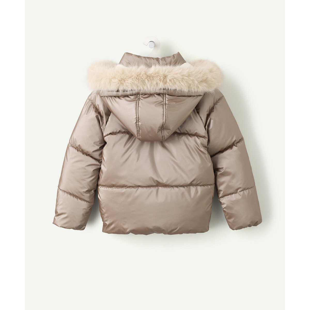 Hooded Padded Jacket gold-coloured, TAPE A L'OEIL