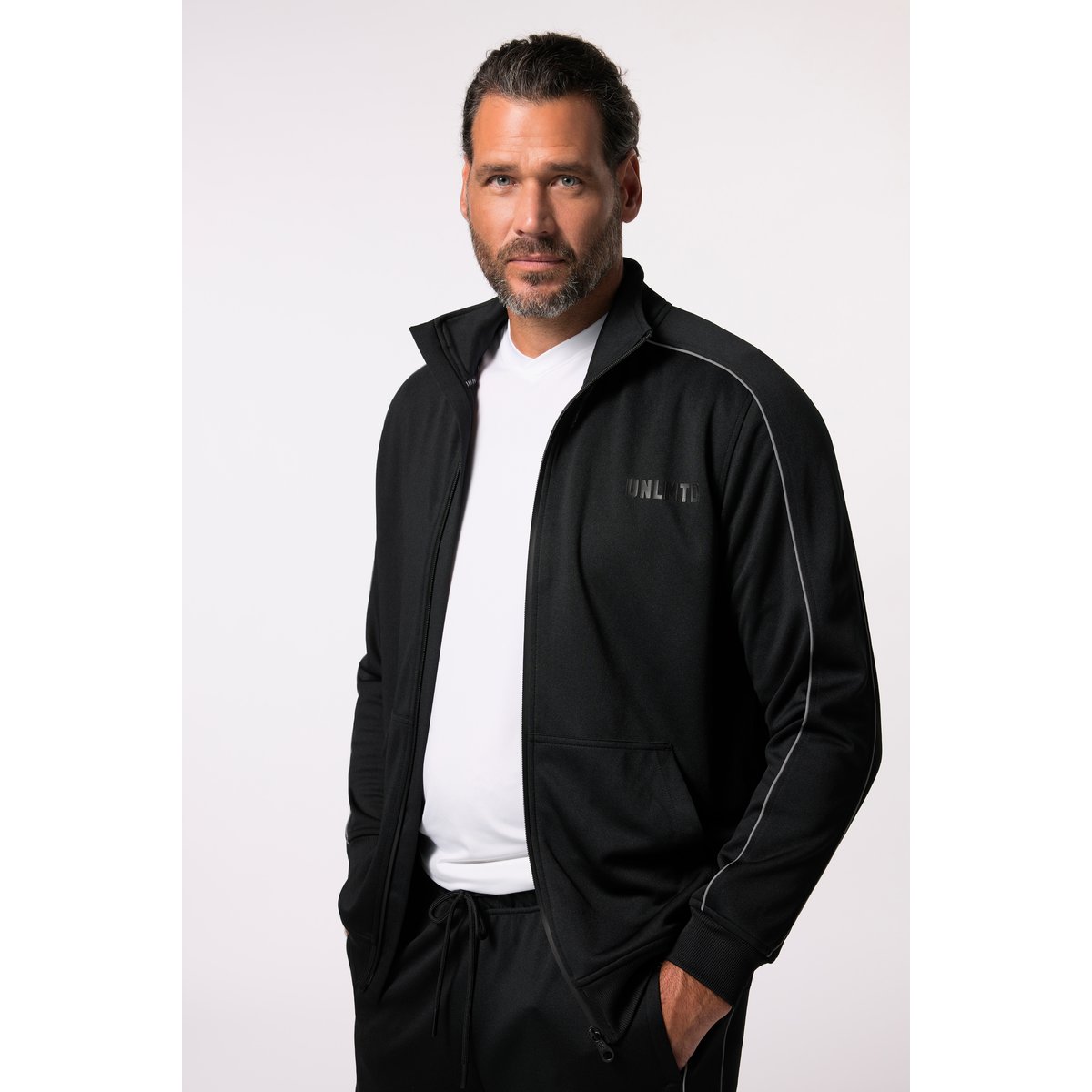 Veste en molleton, collection Fitness noir, JP1880