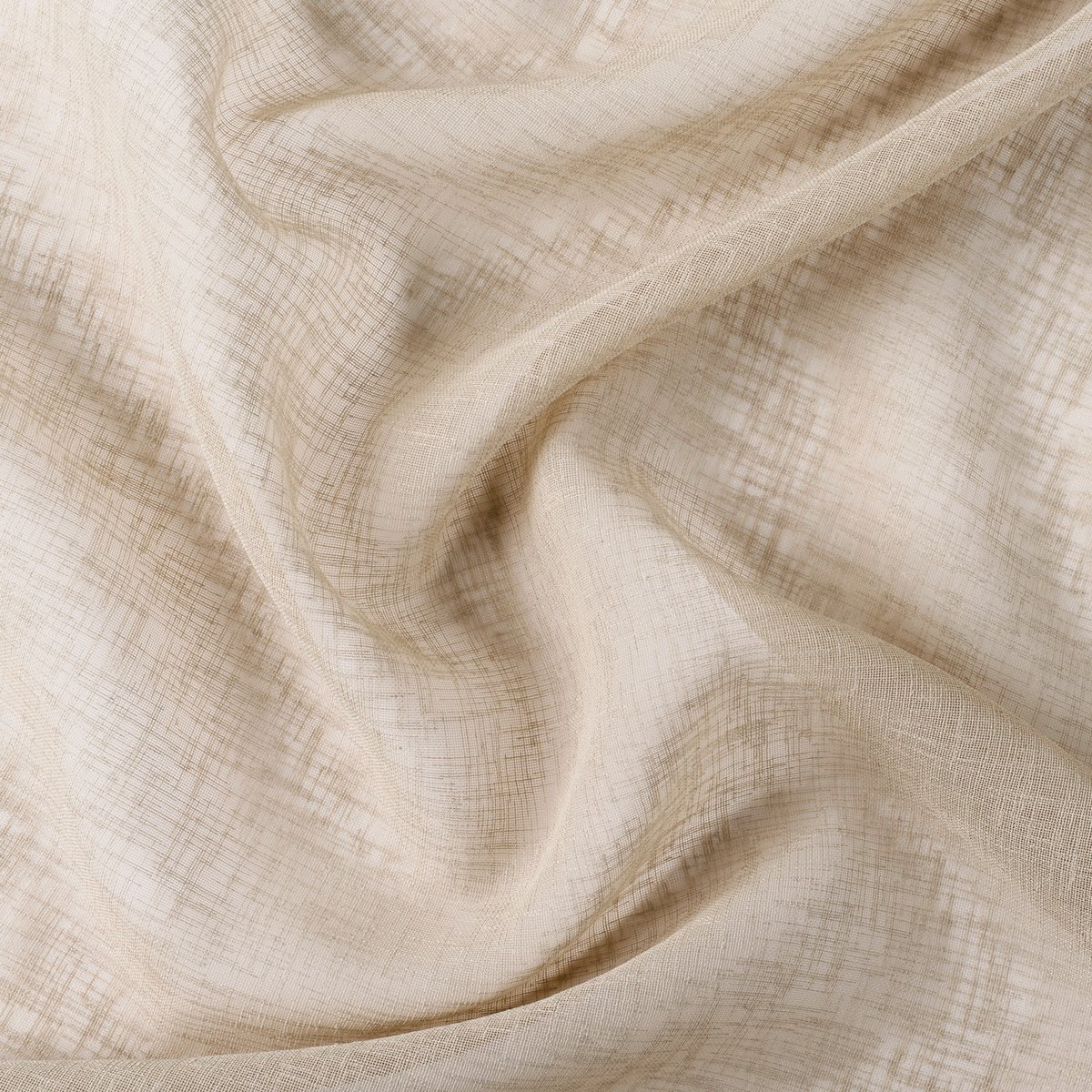 Voilage - Effet rustique taupe, LINDER