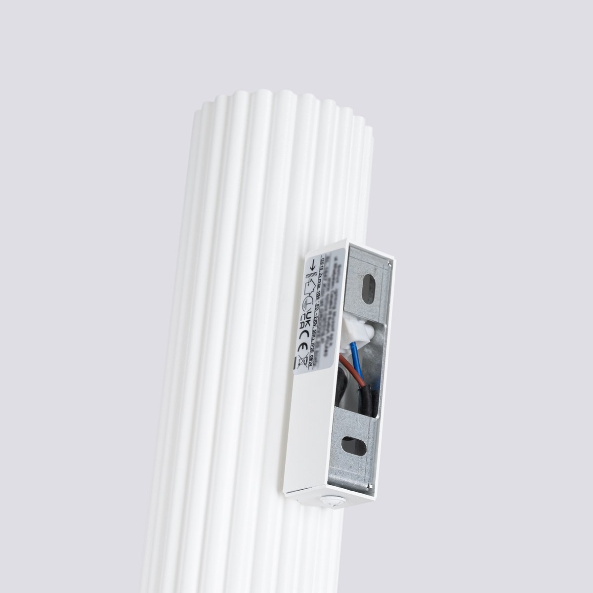 Applique Aluminium Blanc GU10 2 Karbon 30 blanc, EDEN