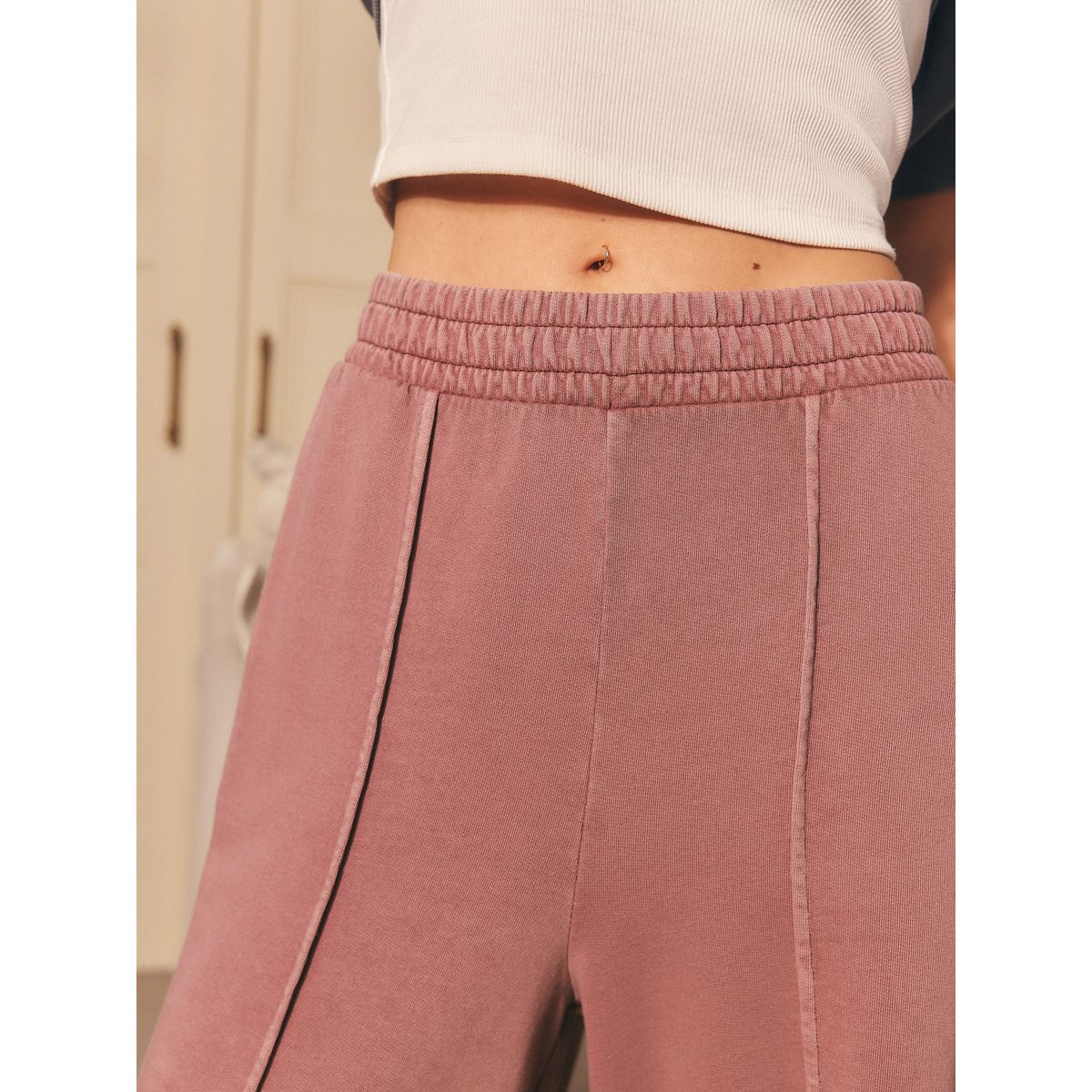 Pantalon de jogging coupe large mauve pourpre, NEXT