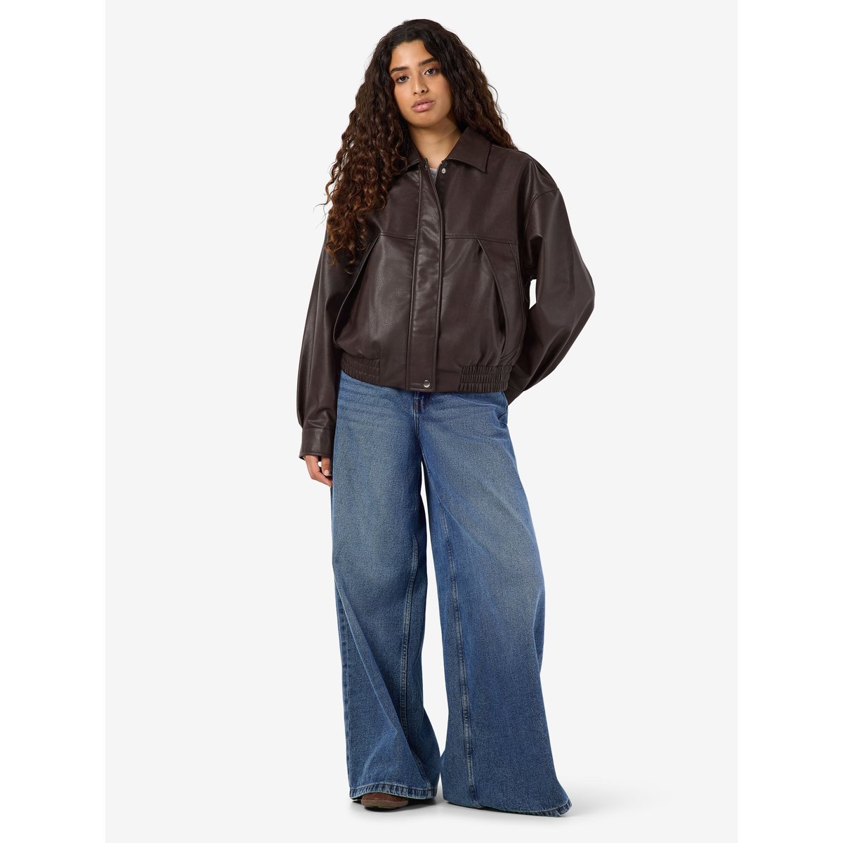 Veste Bomber marron - demitasse1, NOISY MAY