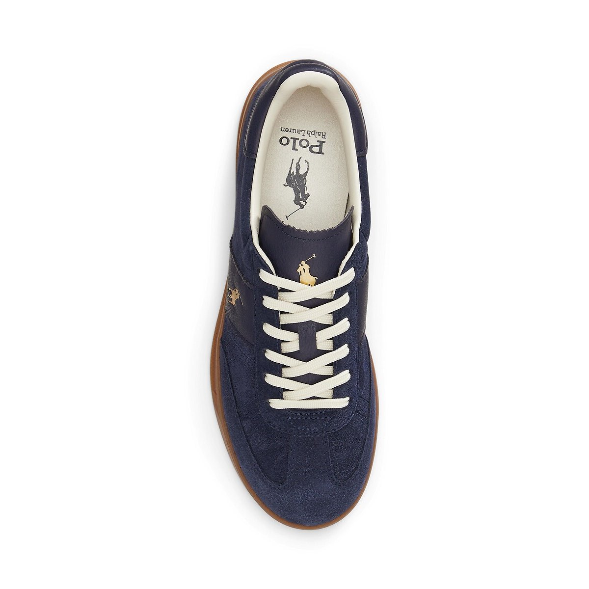 Baskets en cuir suédé Heritage Aera PP bleu marine, POLO RALPH LAUREN