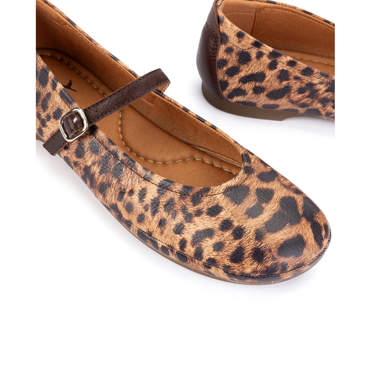 Ballerines cuir Carmona marron, PIKOLINOS