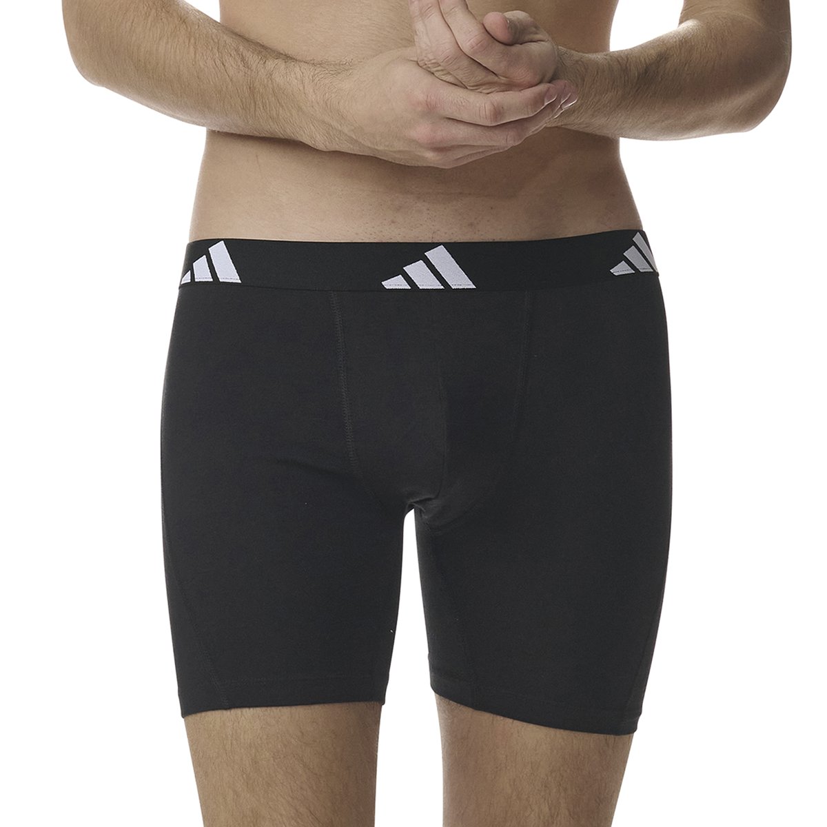 Boxers, lot de 3, long ACTIVE FLEX COTTON noir, ADIDAS SPORTSWEAR