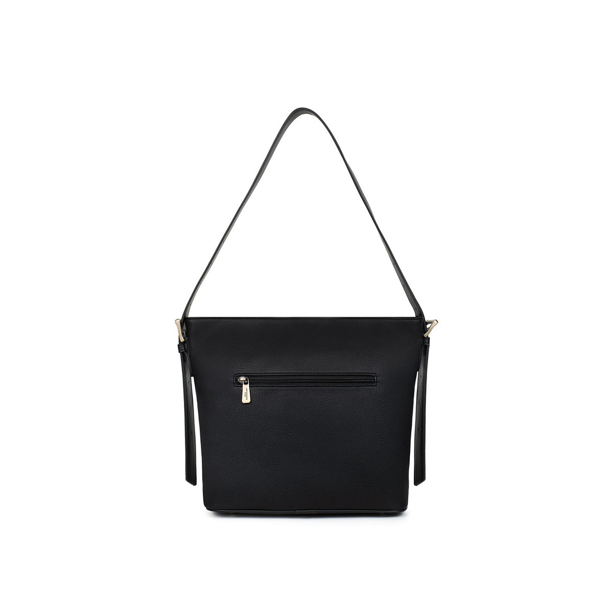 Besace RONDA noir, HEXAGONA