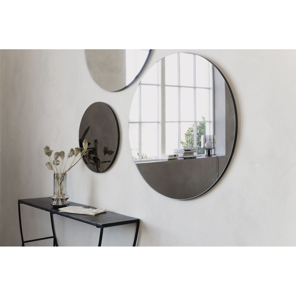 Miroir Rond Walls Clear Diam 110 cm transparent, HOUSE DOCTOR