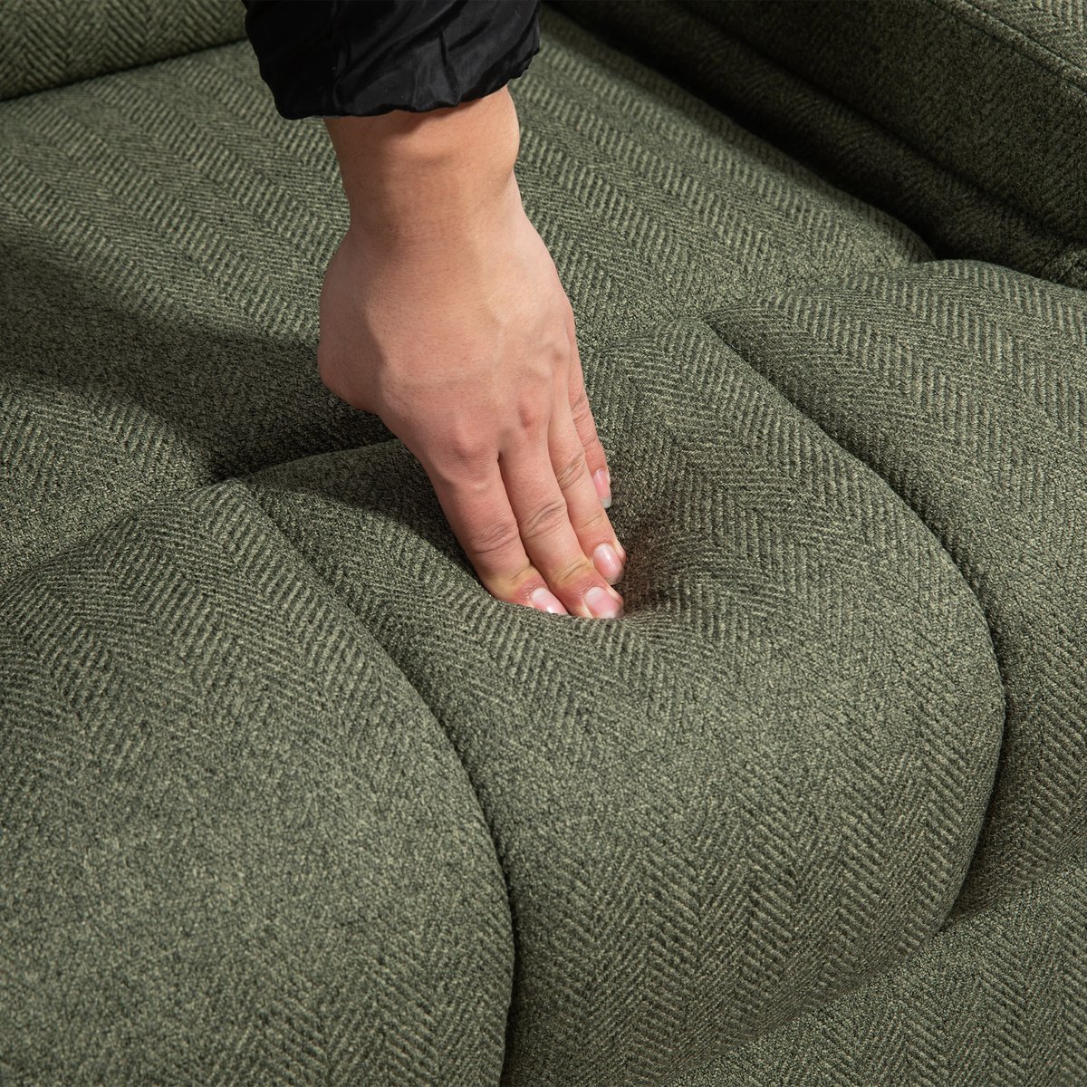 Fauteuil releveur multifonctionnel Lin vert, HOMCOM