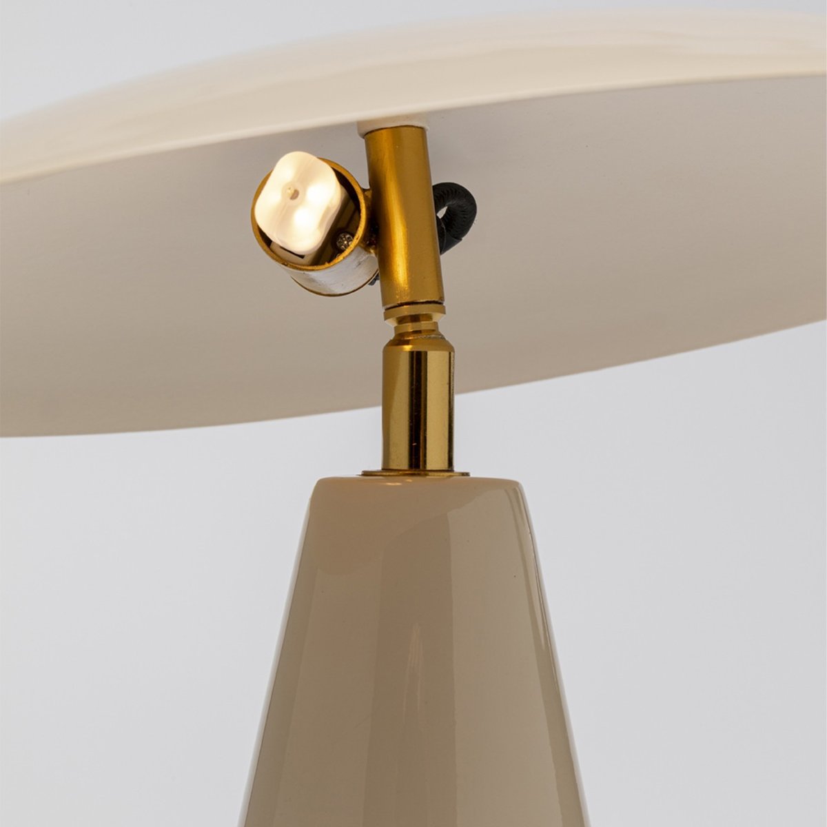 Lampe inclinable en acier, FUNGO FLAT crème, KARE DESIGN