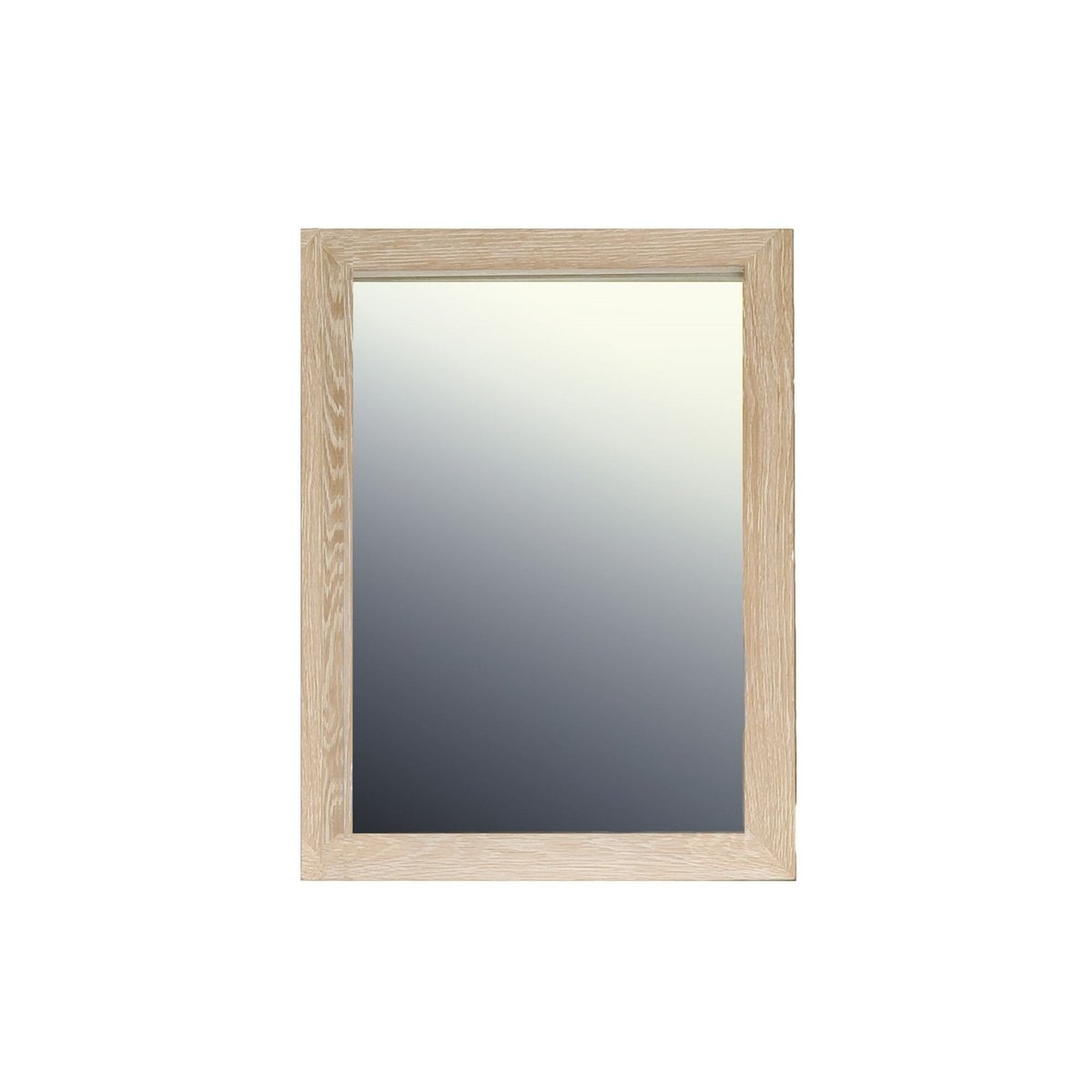 Meuble double vasque en chêne blanchie L140 et 2 miroirs (ensemble) - VIENNE II bois clair, HELLIN, DEPUIS 1862