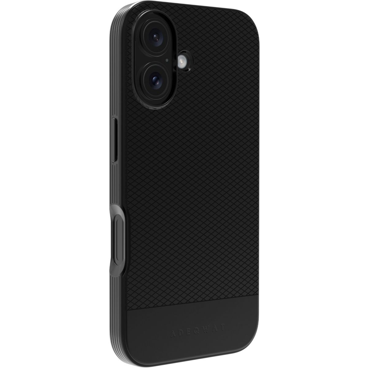 Coque iPhone 16 Plus Soft Protect - Noir couleur unique, ADEQWAT