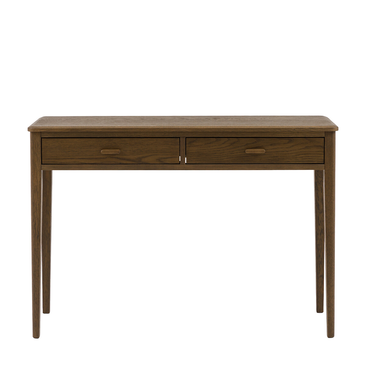Buttermere Wooden 2 Drawer Console Table dark wood, SO'HOME