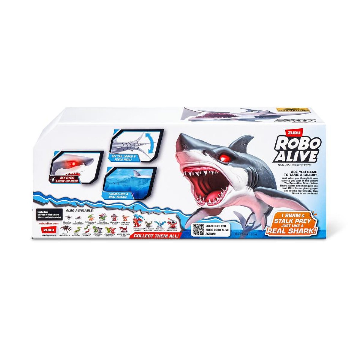 Robo alive - shark attack couleur unique, ZURU