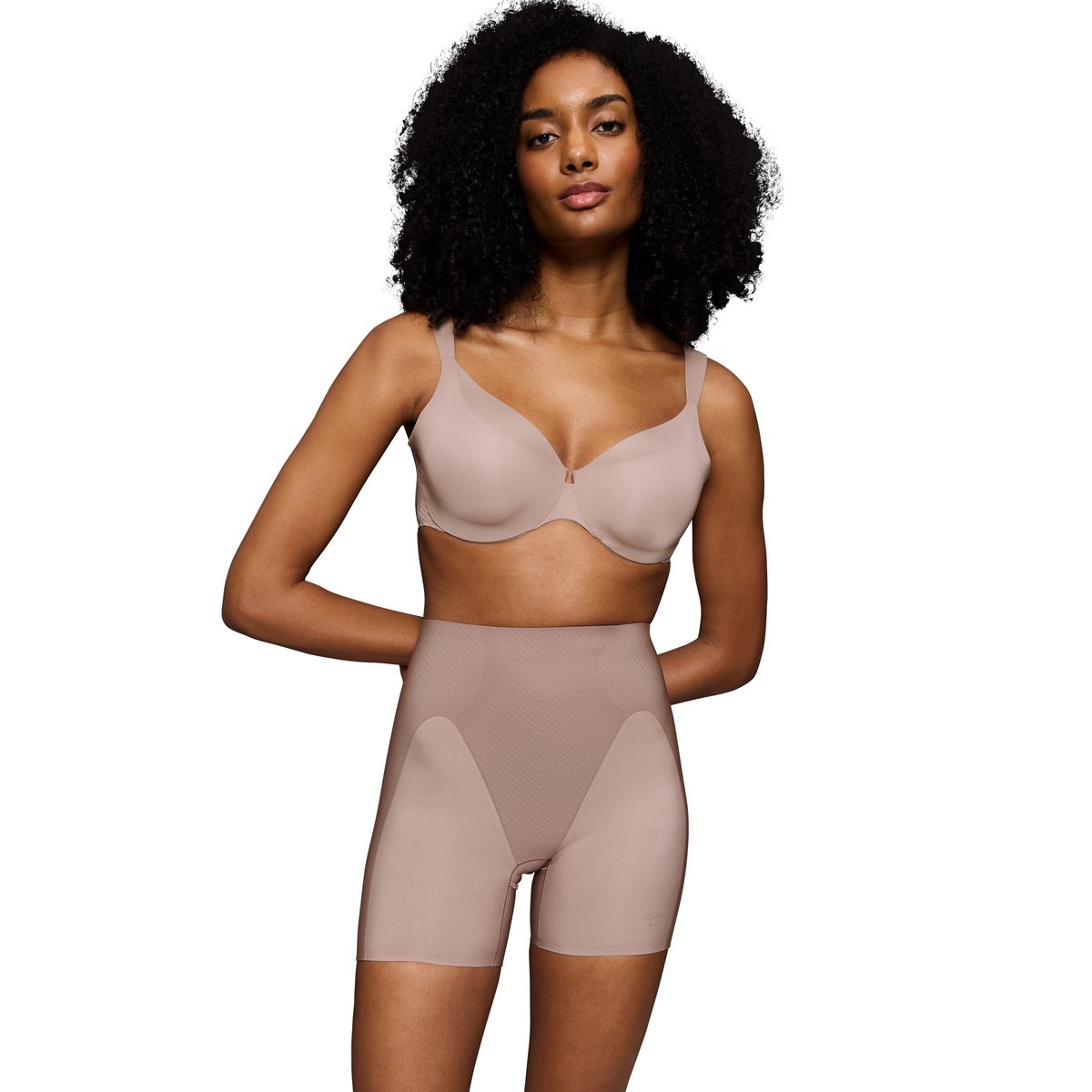 Panty gainant BMU ILLUSION CURVE chocolat, TRIUMPH