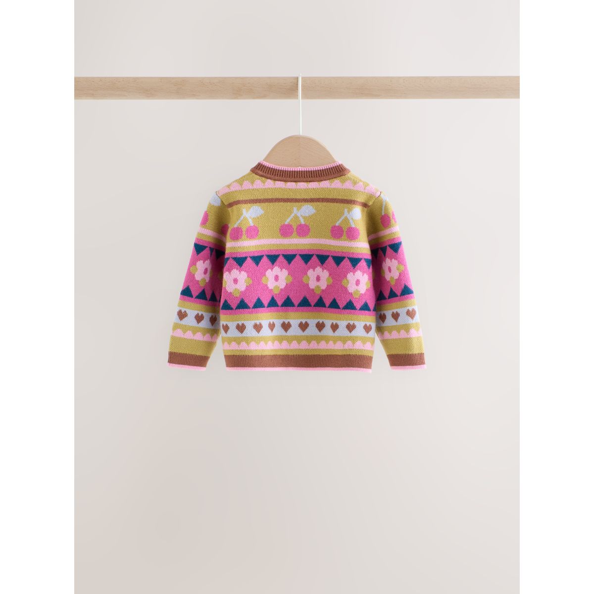 Cardigan en maille et legging bébé, 2 pièces green fairisle, NEXT