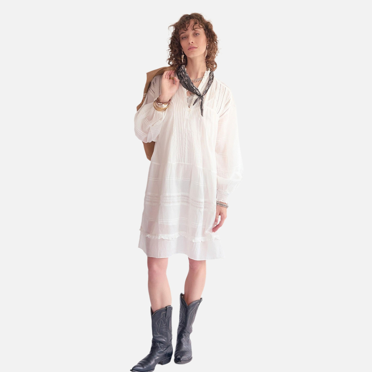 Robe RUSTY blanc, MKT STUDIO