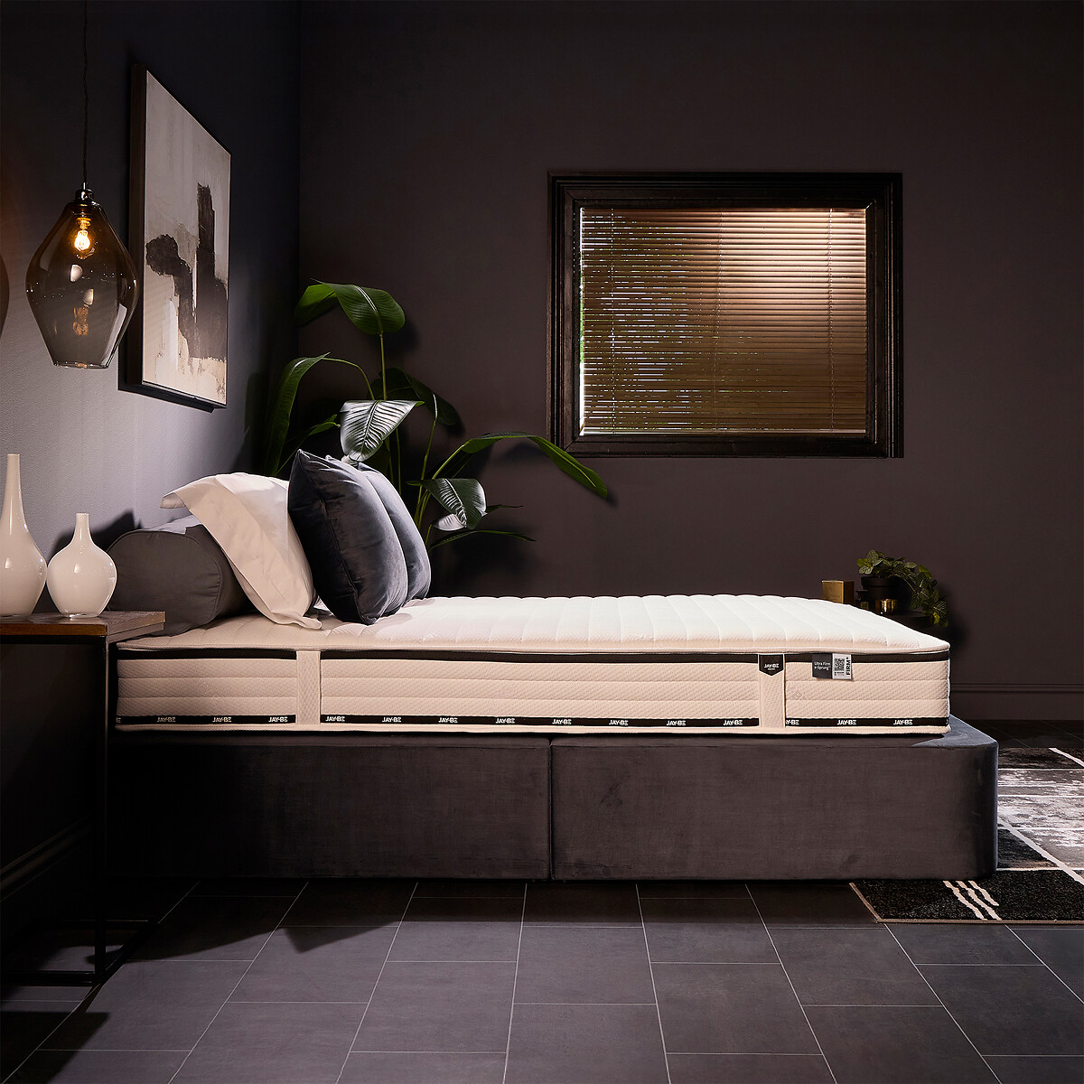Jay-Be® Flex Ultra-Firm Sprung Mattress white/black, JAY-BE
