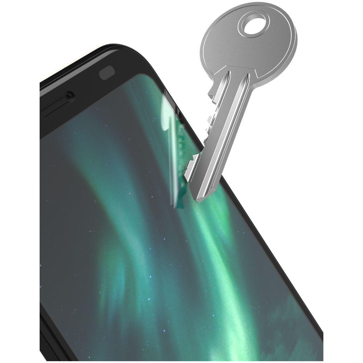 Téléphonie mobile Aurora A10 4G + Etui + Protège écran couleur unique, DORO