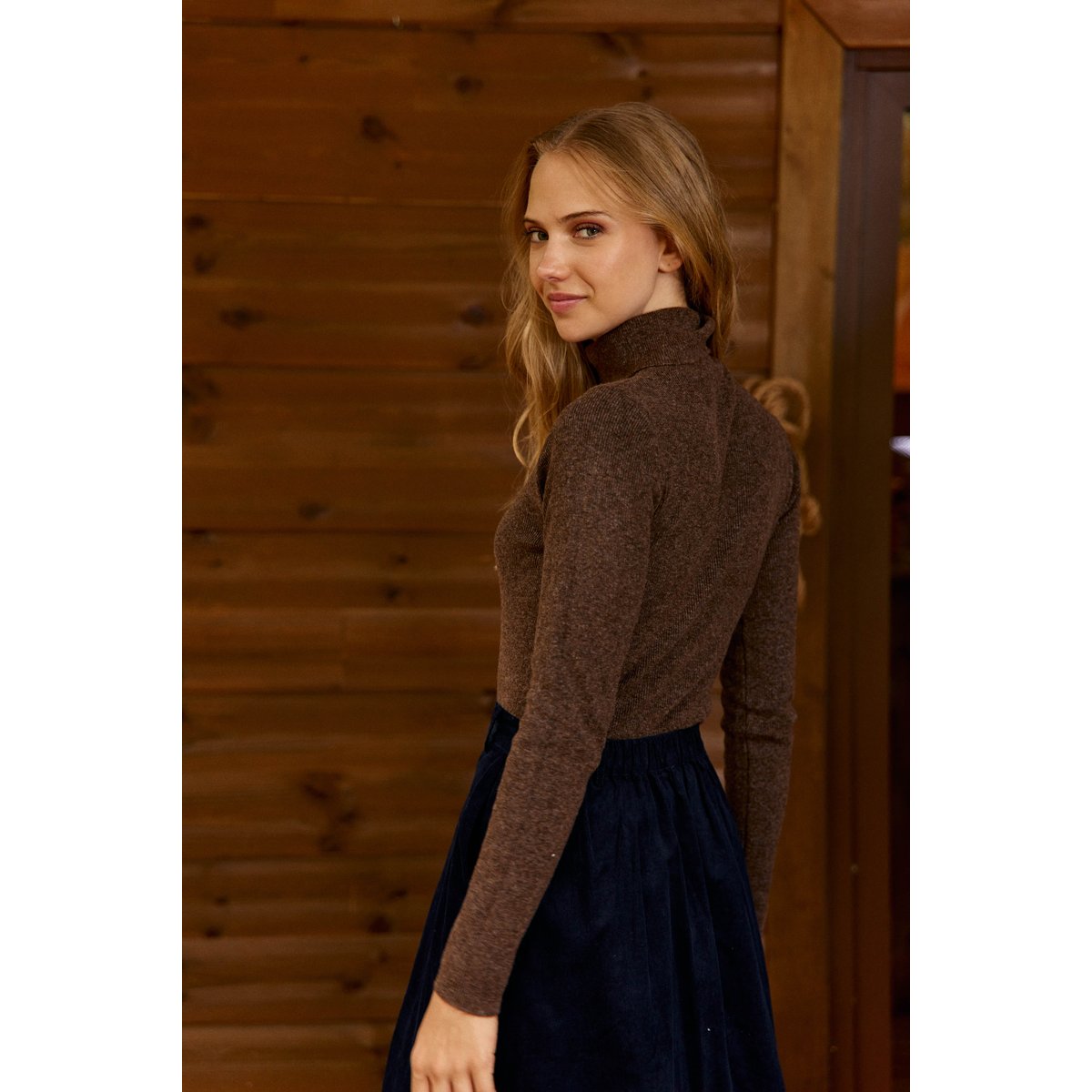 PULL uni MILIA 16-marron, LA PETITE ETOILE