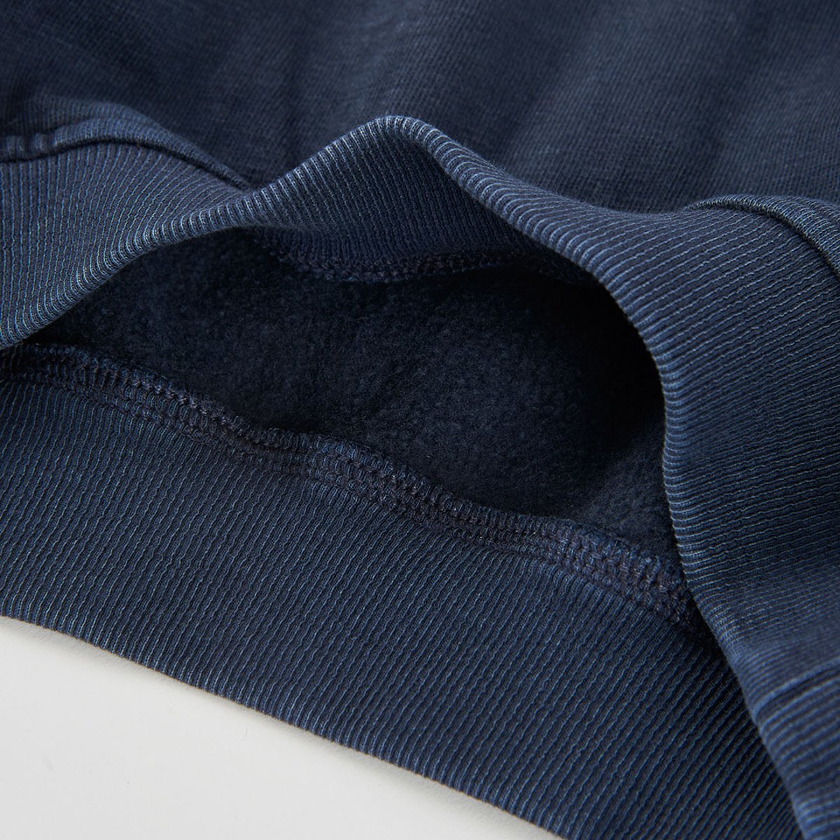 Sweat-shirt fille molleton imprimé fleurs bleu, BOBOLI