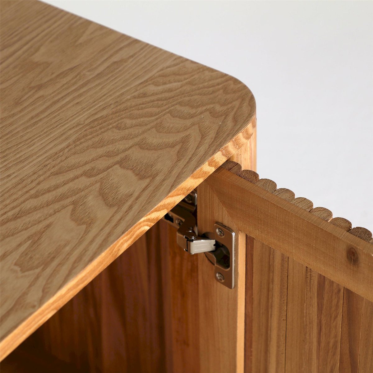 Meuble tv en bois style scandinave bois naturel clair, RECOLLECTION