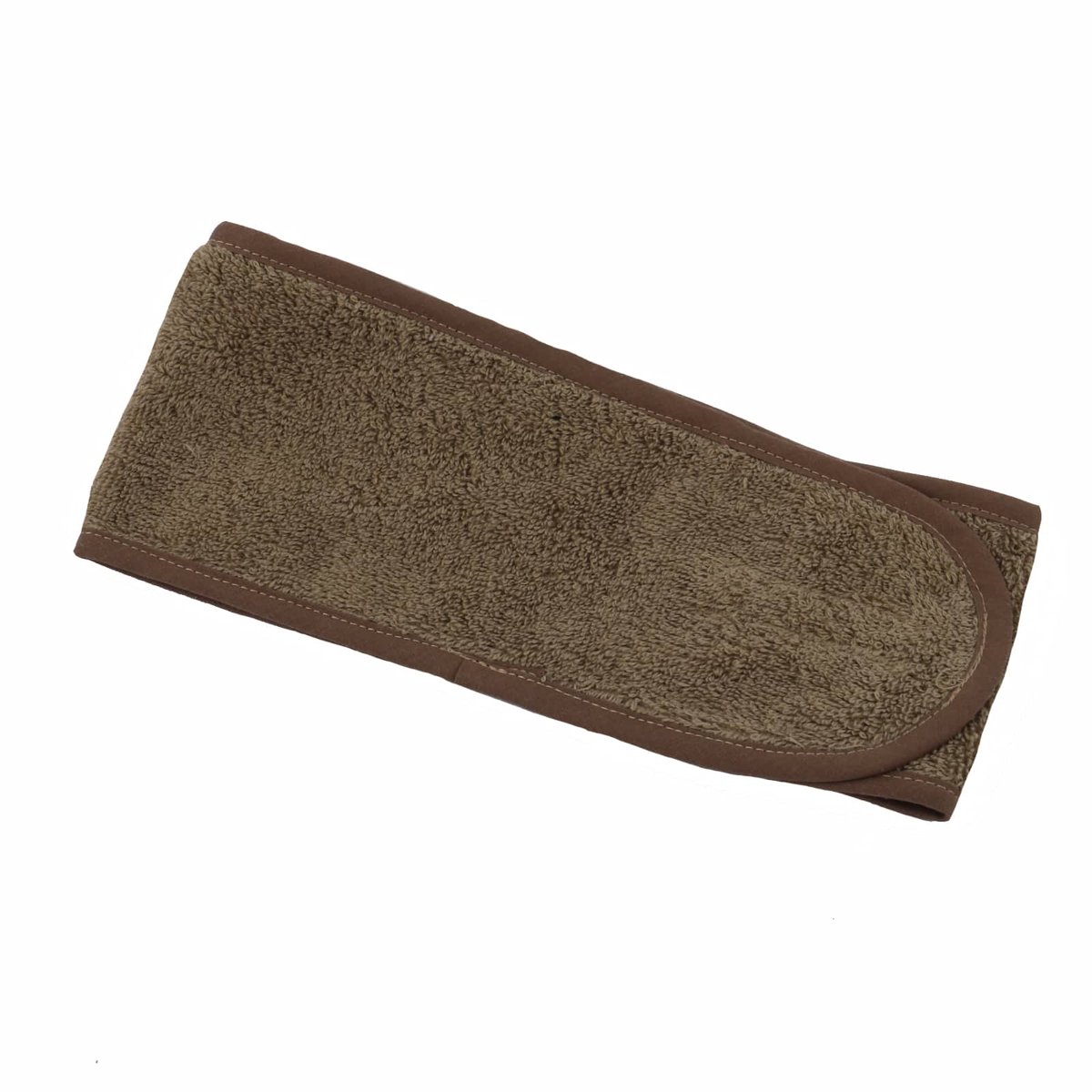 Tour de tête coton 480gr éponge BANDEAU taupe, LINANDELLE