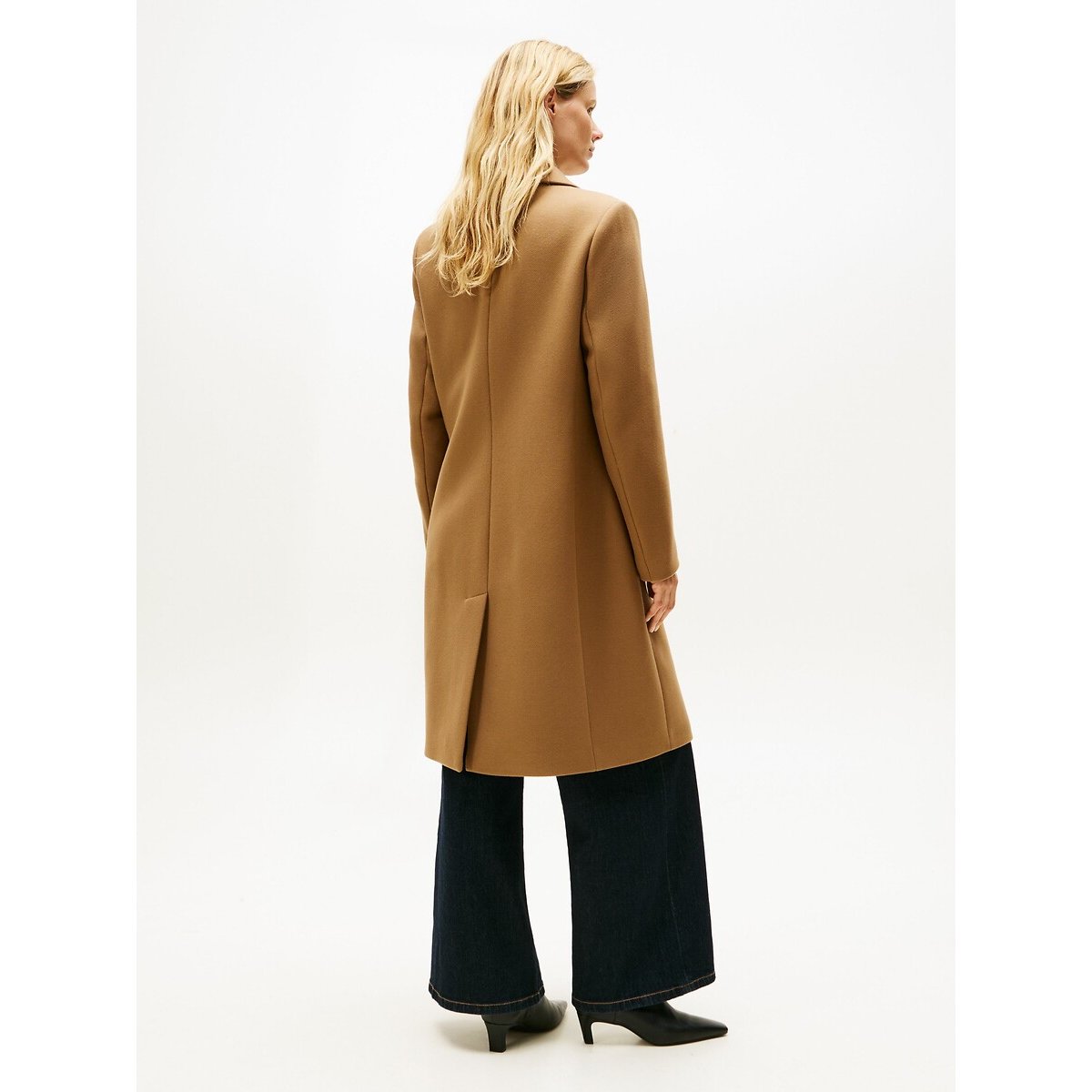 Long Buttoned Coat brown, TOMMY HILFIGER