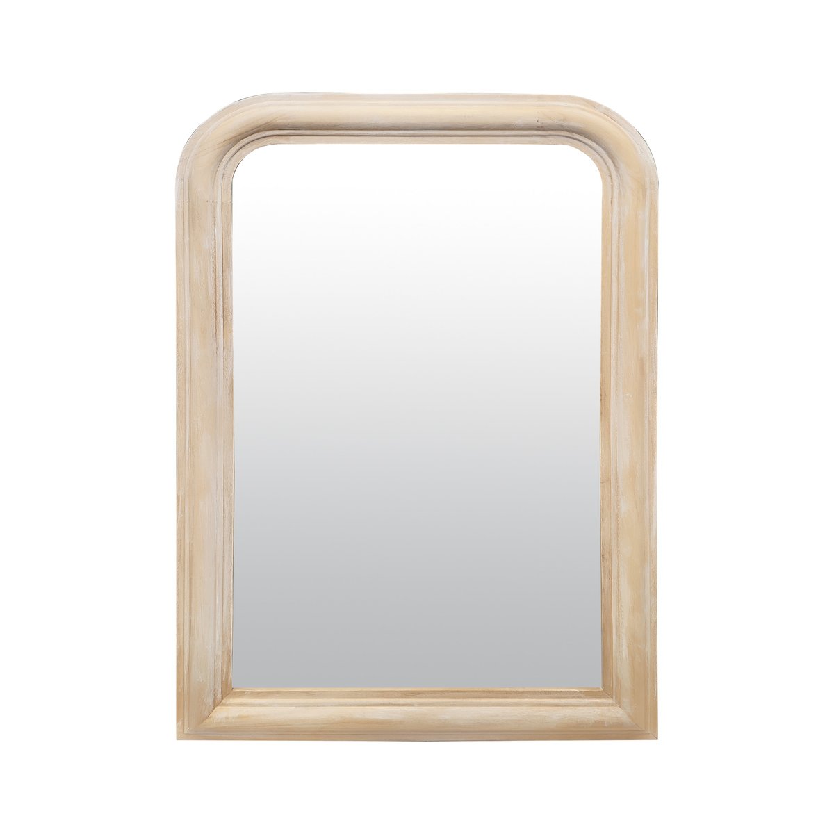Miroir victoire bois 60x90cm beige, EMDE