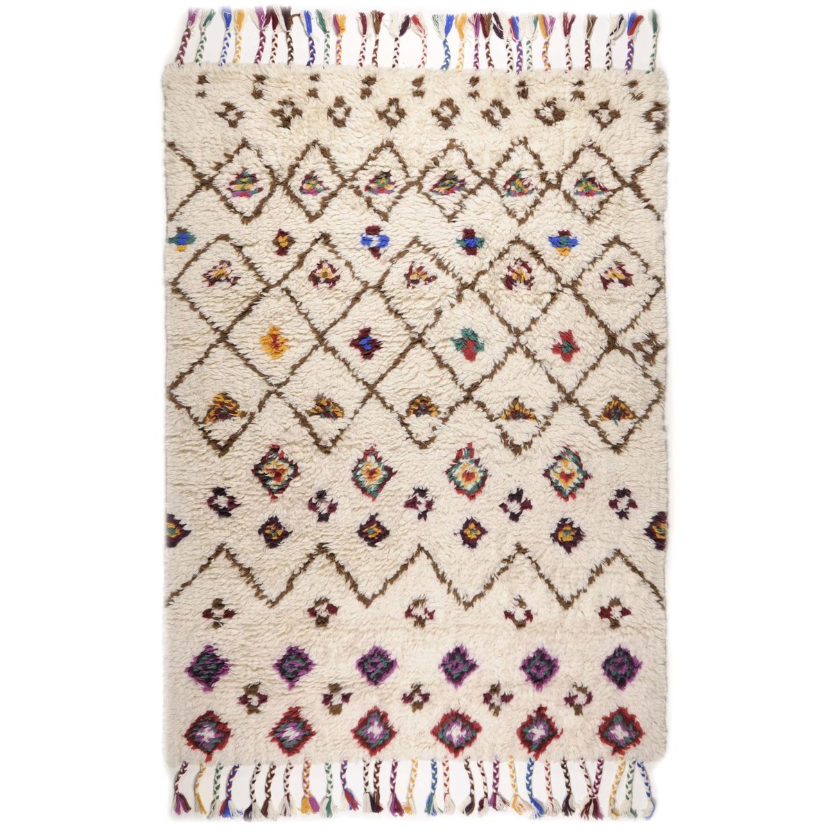 Tapis en style berbère - NOMADIC DESIGN beige, THEKO