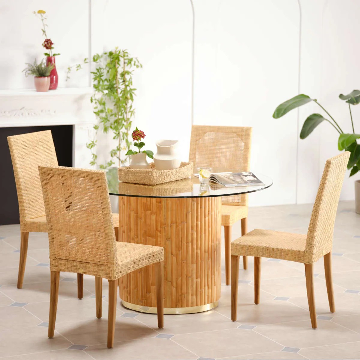Chaise en rotin et cannage SAIGON rotin naturel, KOK