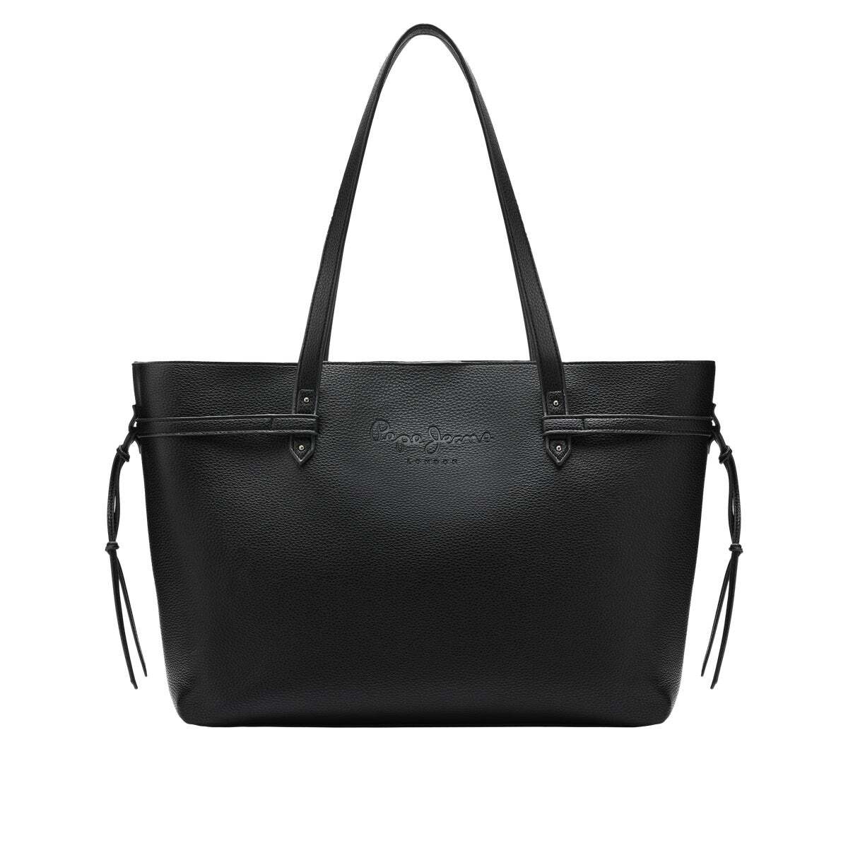 Sac Shopper Effet Cuir noir, PEPE JEANS