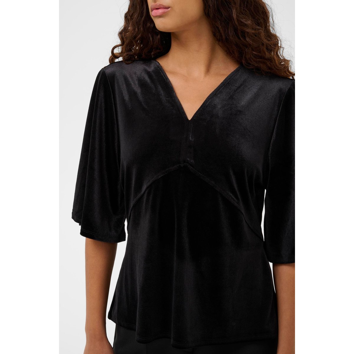 Blouse à manches longues noir black, SOAKED IN LUXURY