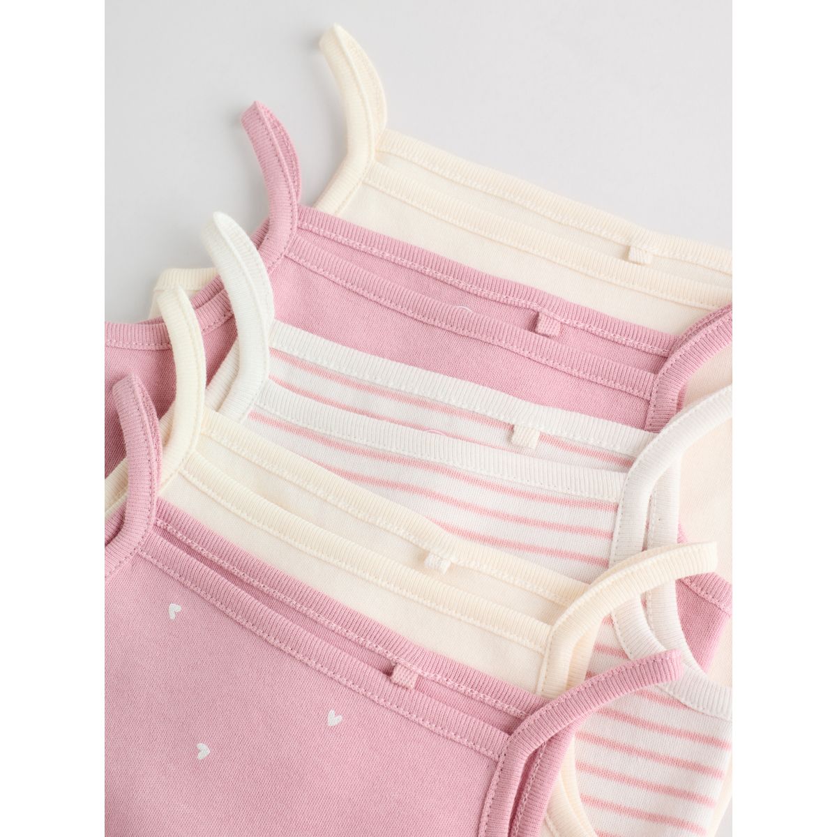 Body sans manches bébé, lot de 5 rose, NEXT