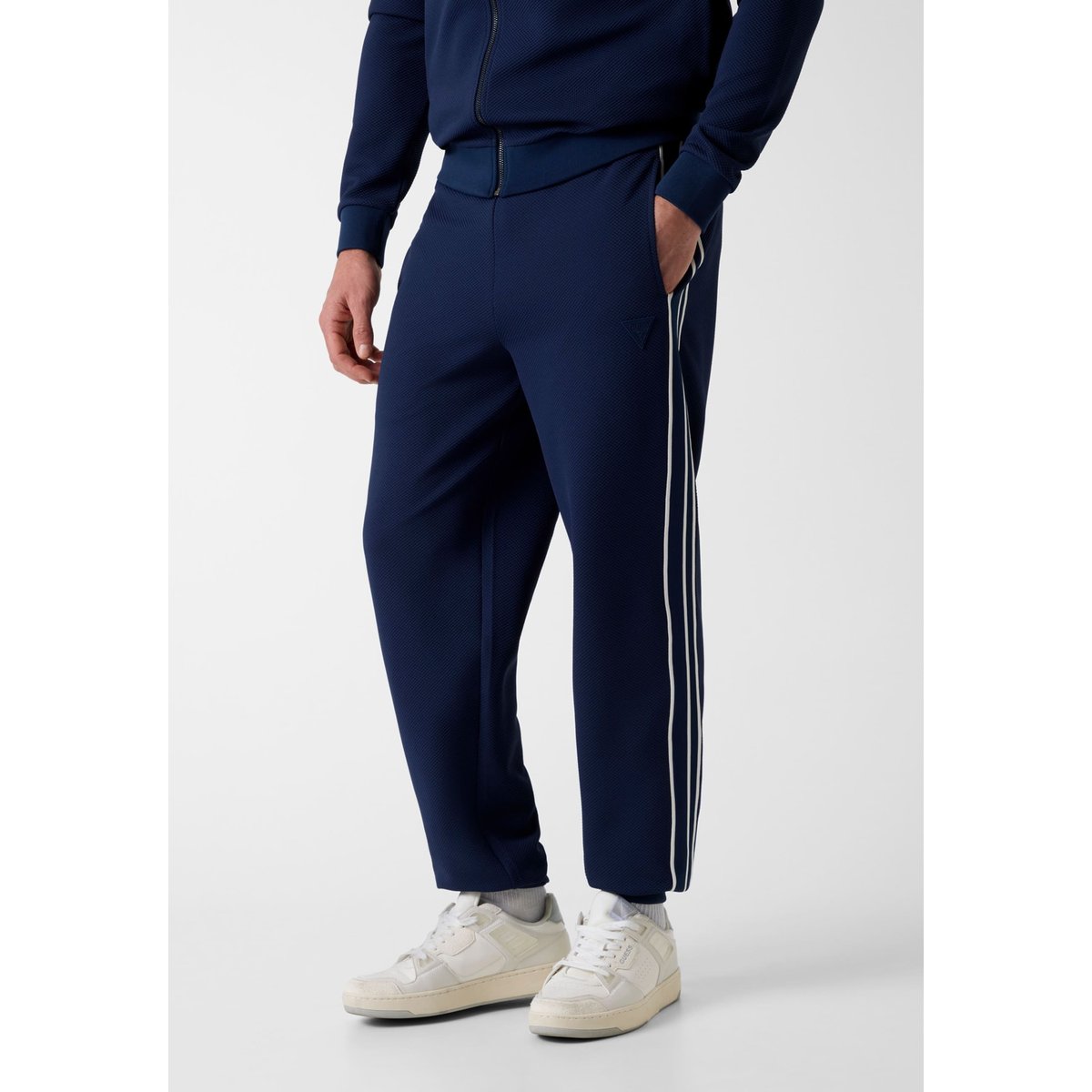 Joggers À Coupe Régulière bleu foncé, GUESS