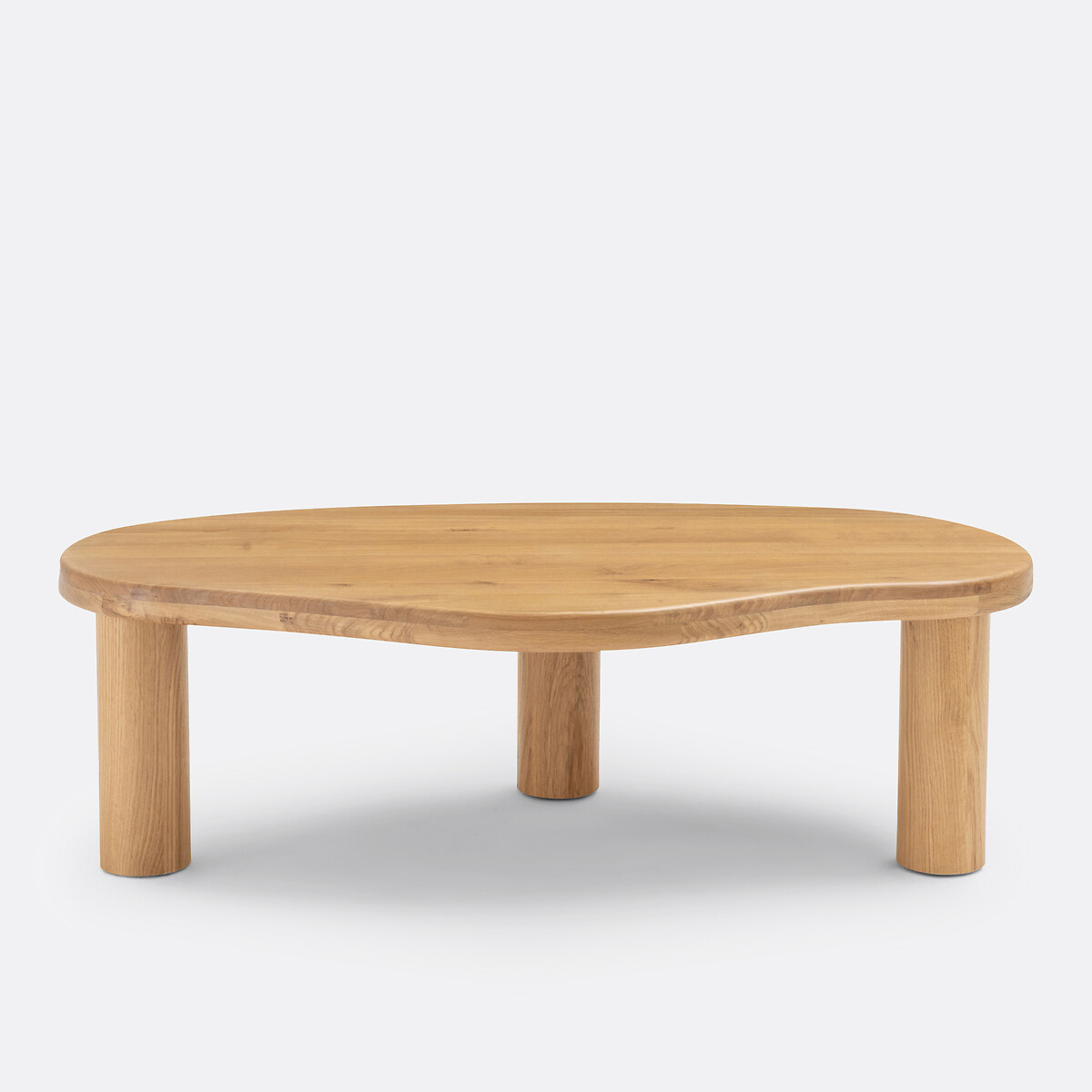 Mesa de centro orgánica, roble macizo, longitud 120 cm, RODI roble, LA REDOUTE INTERIEURS