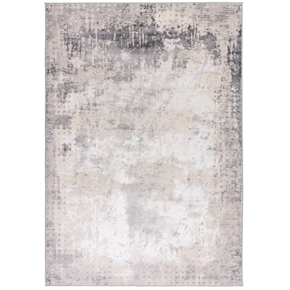 Tapis tissé plat moderne MOSSO gris, NOVATREND