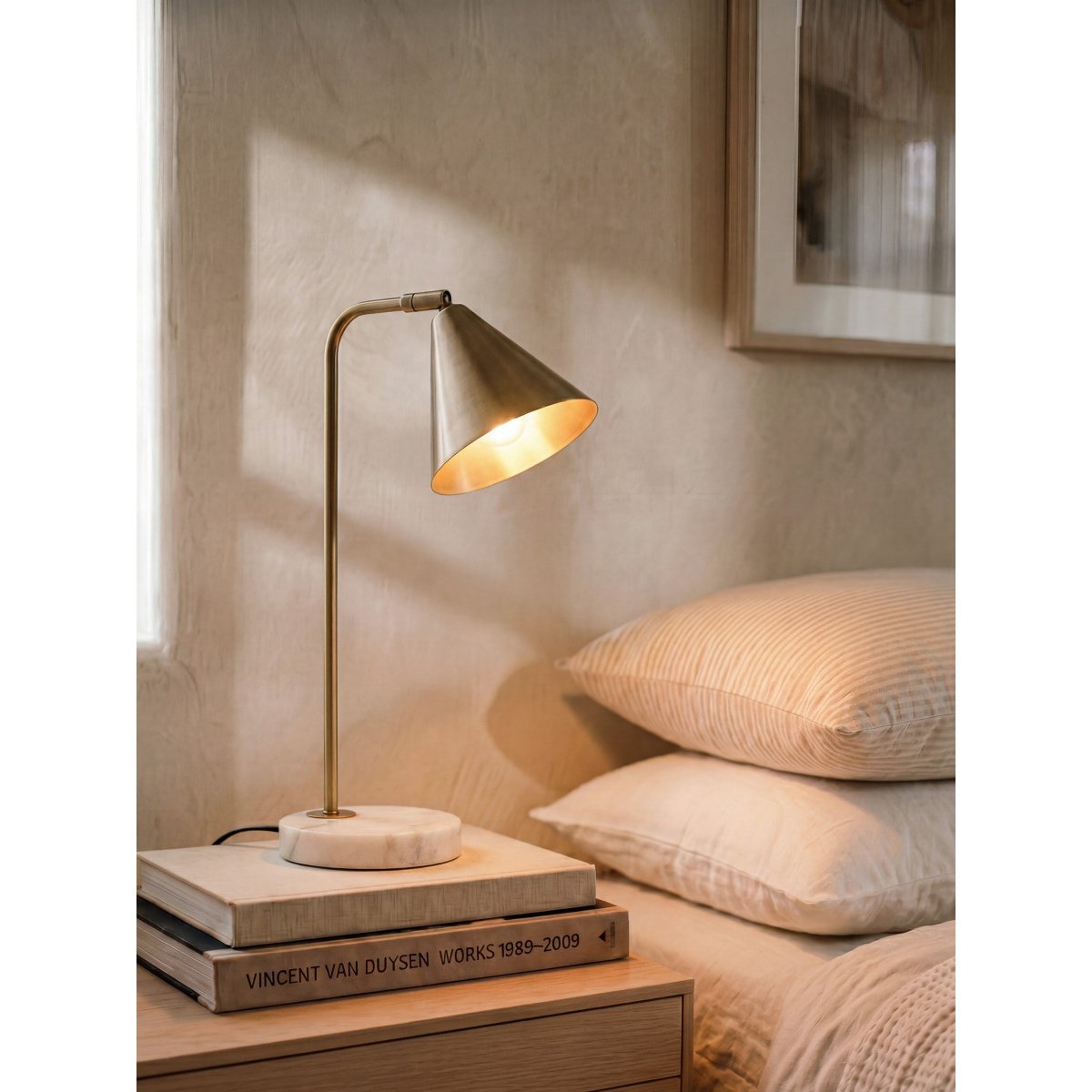 Lampe de table Métal - BLEN doré, KENAY